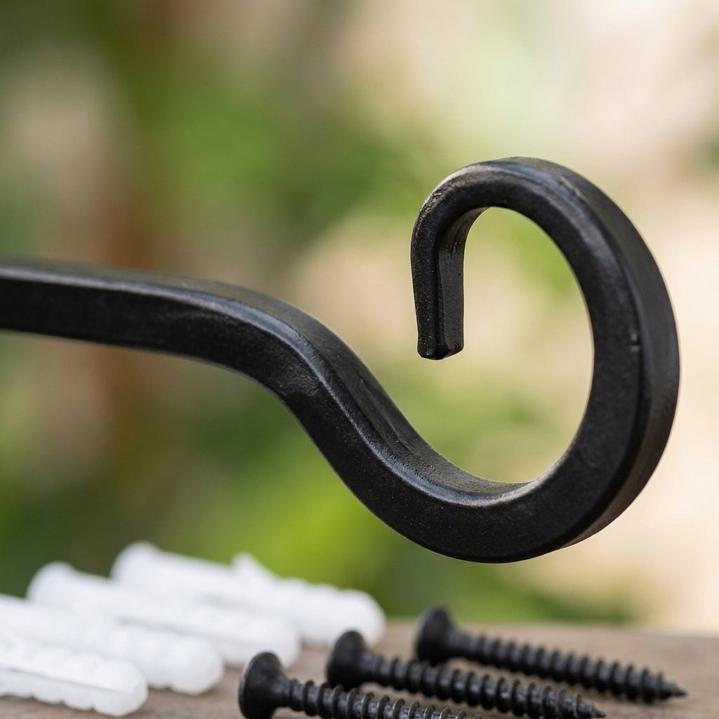 Ganchos con tornillos para macetas pared vista adicional – Mil Ideas