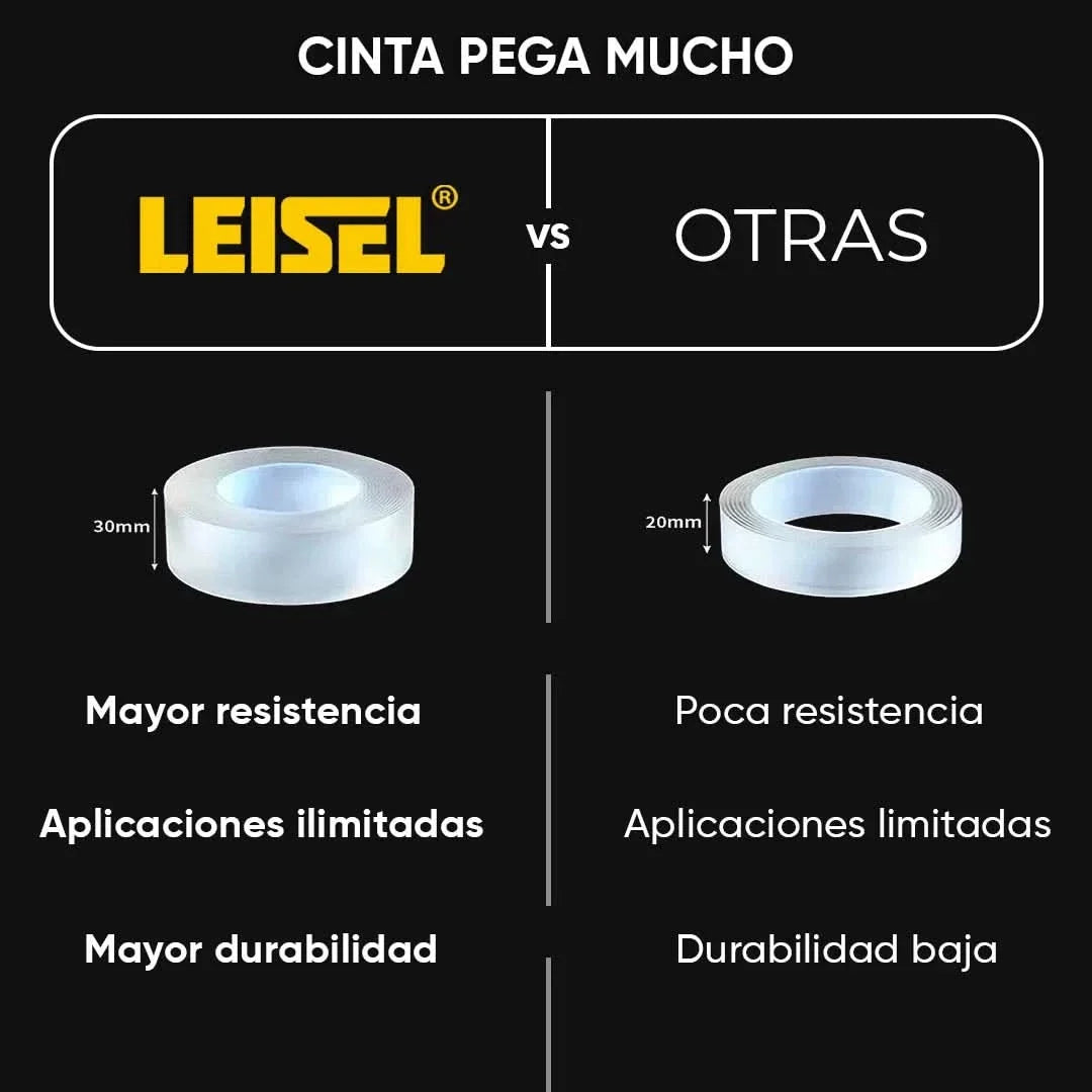 Cinta Pegamucho Leisel rollo 5m vista adicional – Mil Ideas