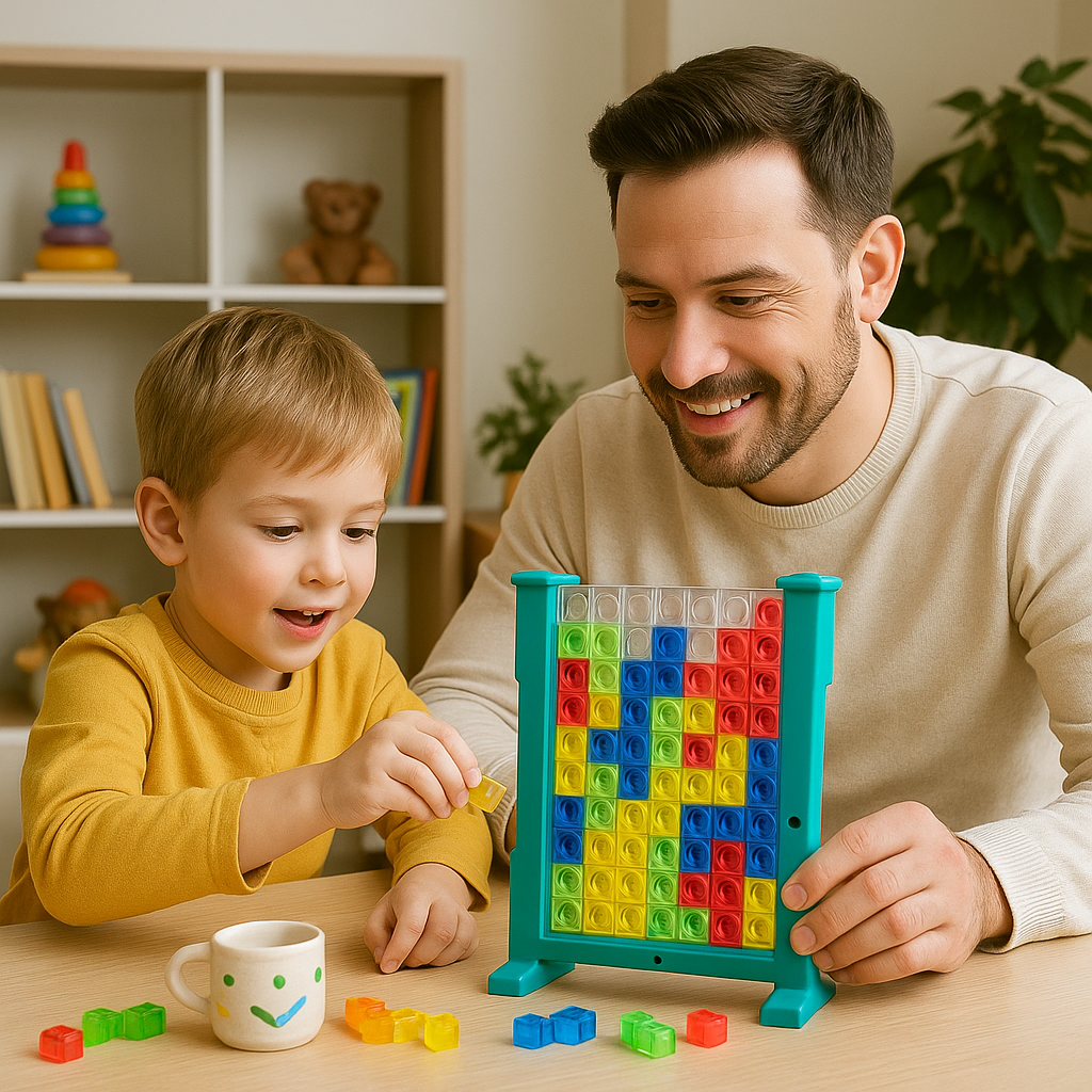 Tetris 3D 30 piezas en uso – Mil Ideas