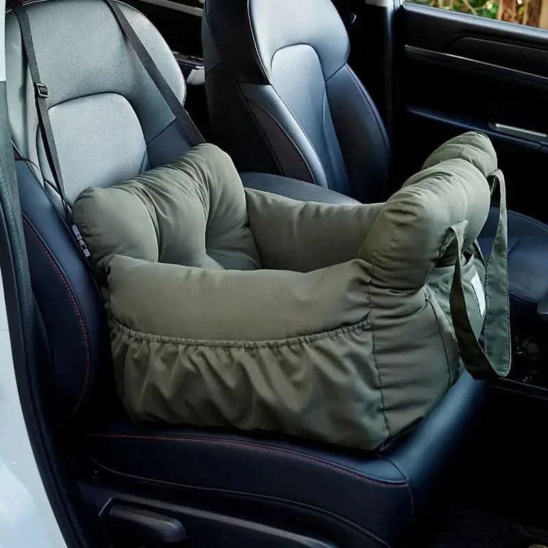 Cama de auto para mascotas vista adicional plegada – Mil Ideas