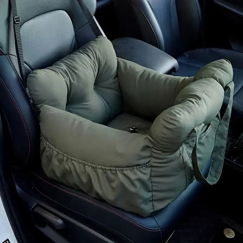 Cama de auto para mascotas vista adicional con perro – Mil Ideas