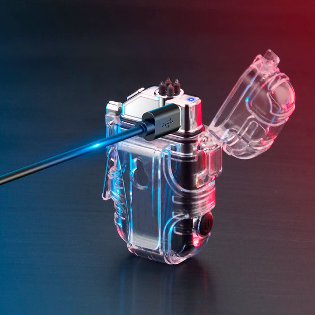 Encendedor linterna de plasma detalle del arco eléctrico – Mil Ideas