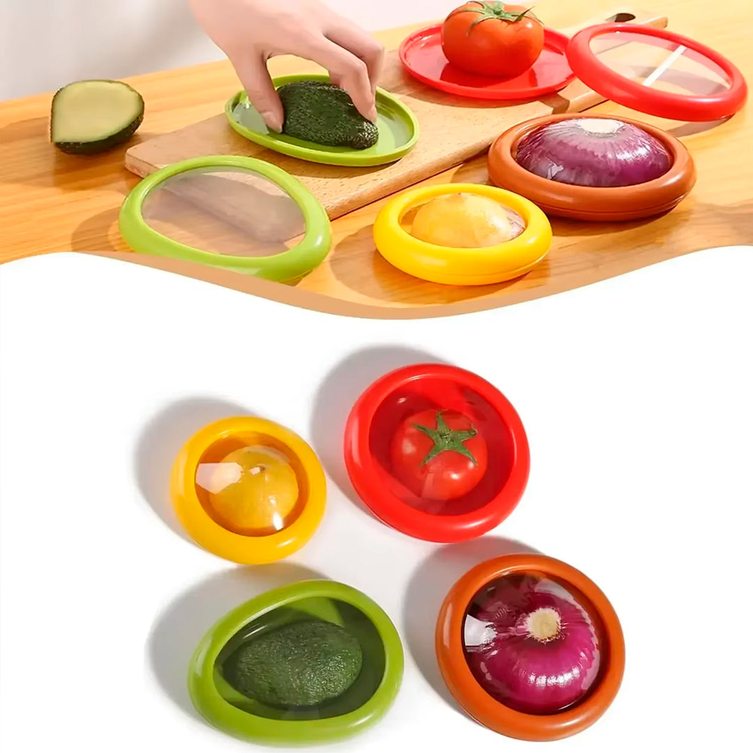 Juego de 4 contenedores de almacenamiento reutilizable – Mil Ideas
