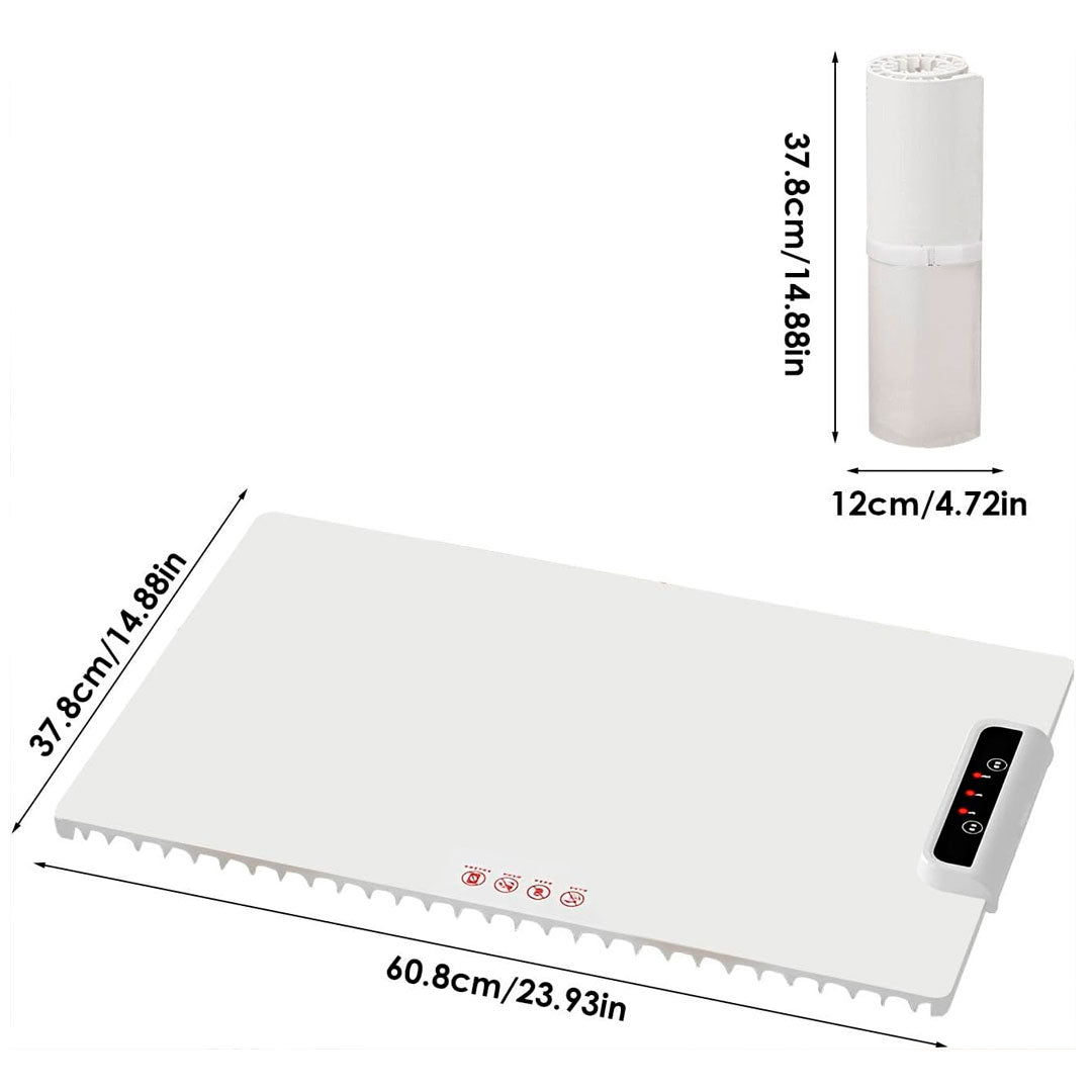 Bandeja calentadora eléctrica plegable vista adicional – Mil Ideas