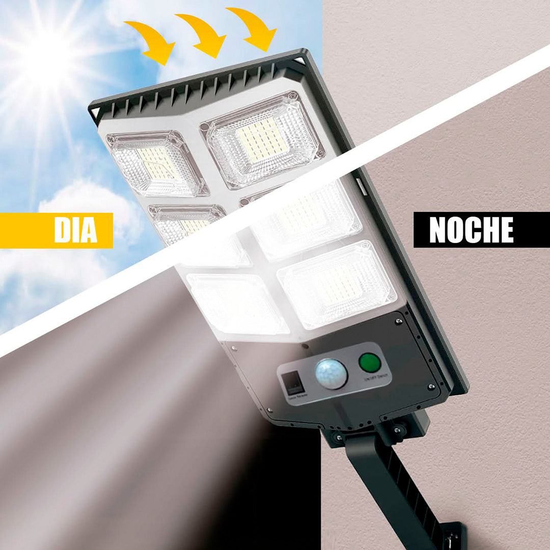 Foco Solar de 6 Luces Ip65 de 60w Mil Ideas