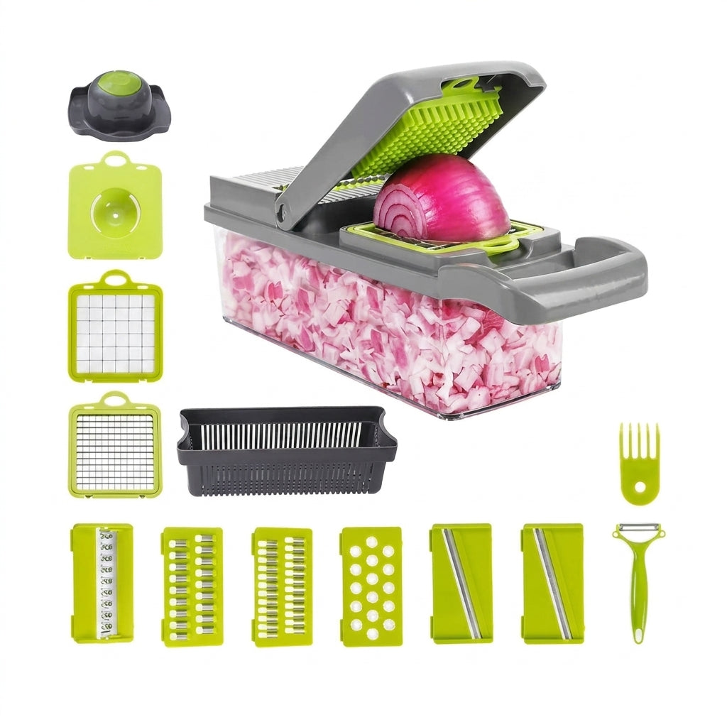 Cortador de Verduras Multifuncional 16 en 1 para Cocina – Mil Ideas
