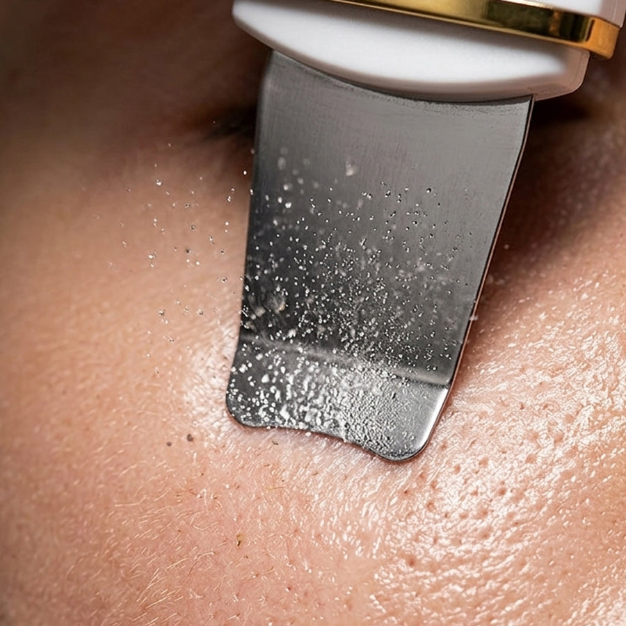 Espátula facial ultrasónica limpieza profunda portátil detalle – Mil Ideas