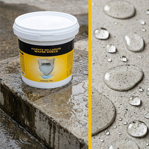 Water Shield Leisel en uso sellando grieta – Mil Ideas