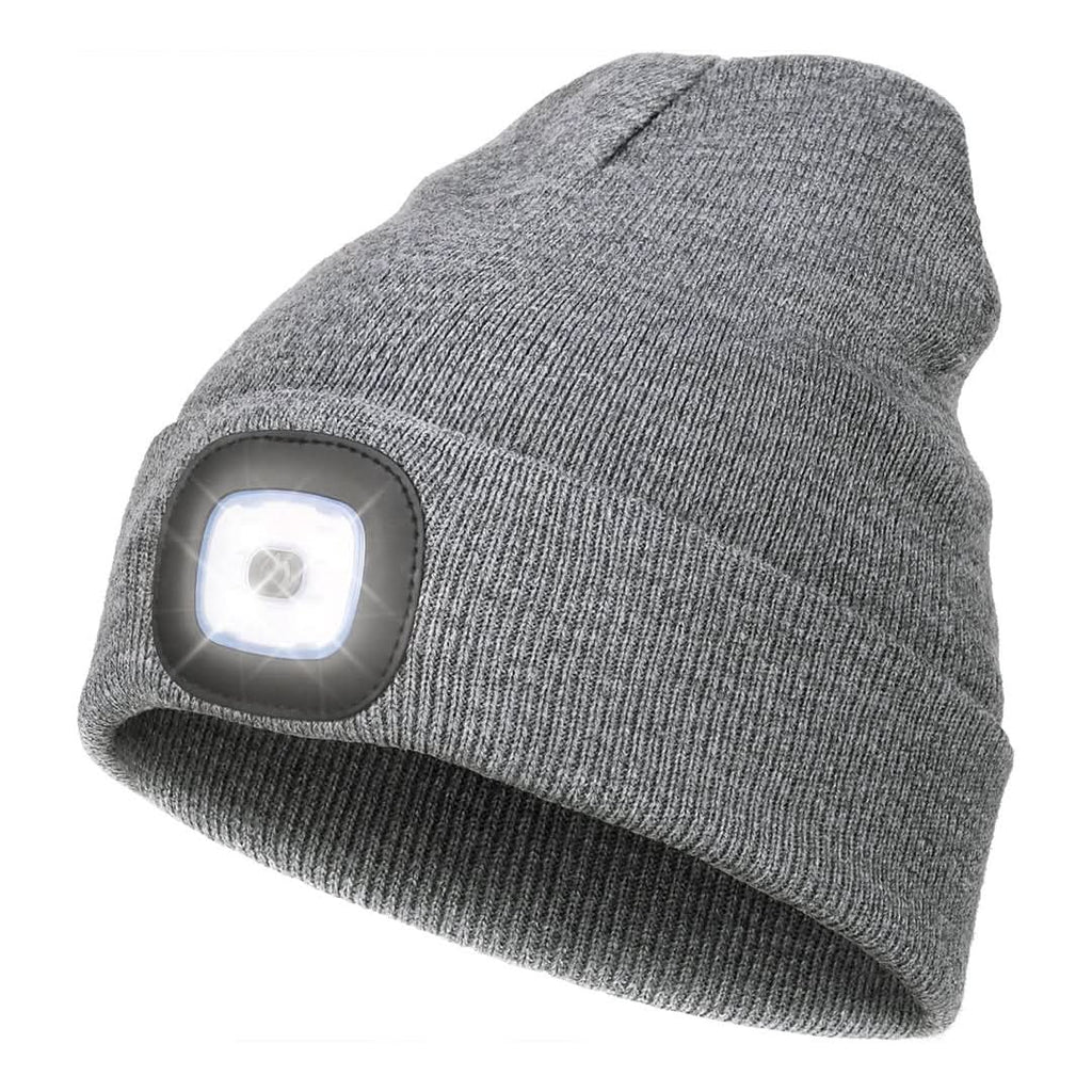 Gorro con linterna LED recargable USB – Mil Ideas