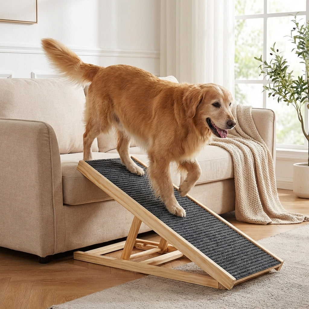 Rampa plegable para mascotas detalle – Mil Ideas