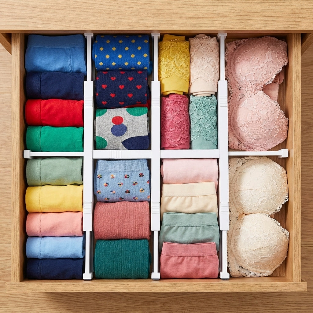 Pack de 5 Divisores Ajustables para Cajón detalle – Mil Ideas