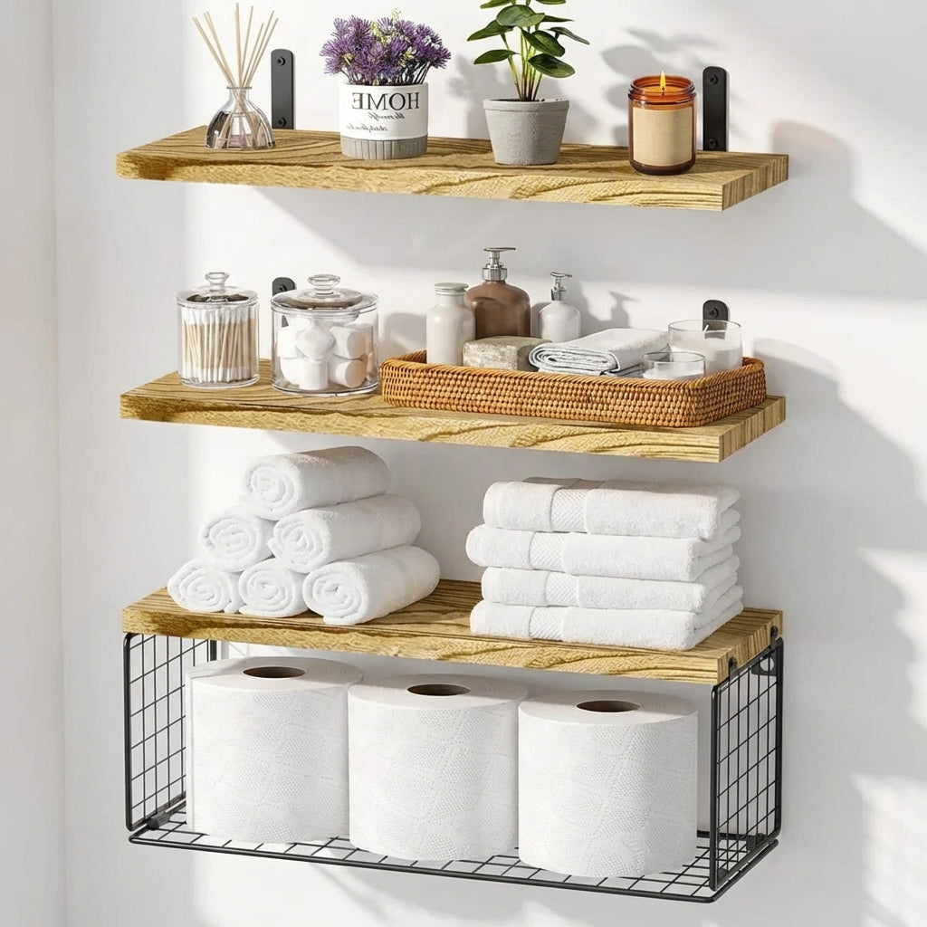 Set de 3 Estantes Decorativos Flotantes – Mil Ideas