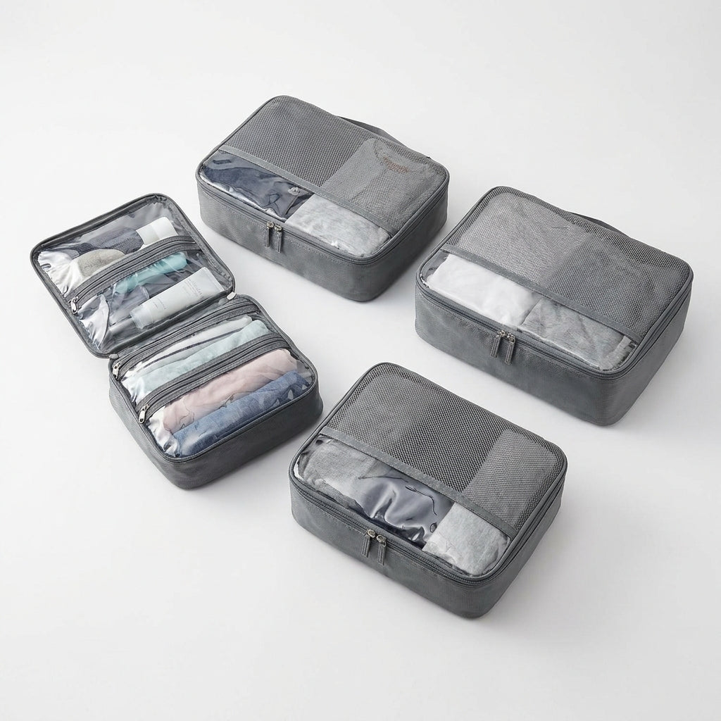 Set 4 organizadores ropa expandibles vista adicional – Mil Ideas