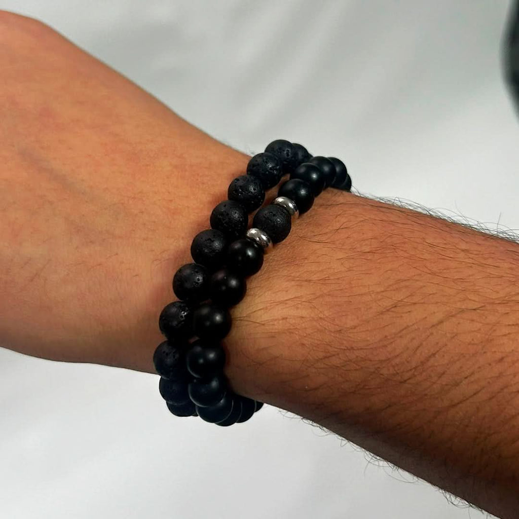 Pulsera doble modelo Oblend vista adicional – Mil Ideas