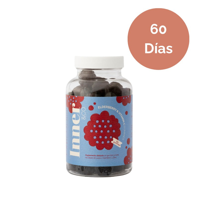 Gomitas de saúco con vitamina C Inner refuerzo inmunológico – Mil Ideas