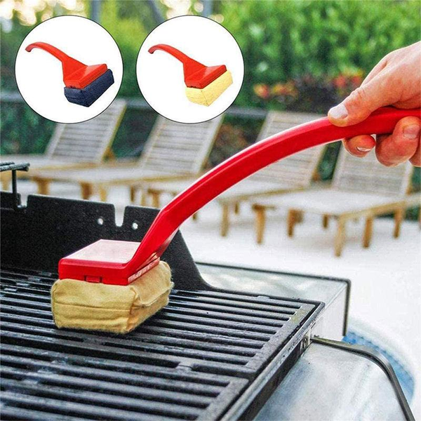 Cepillo para parrilla con esponja vista adicional – Mil Ideas