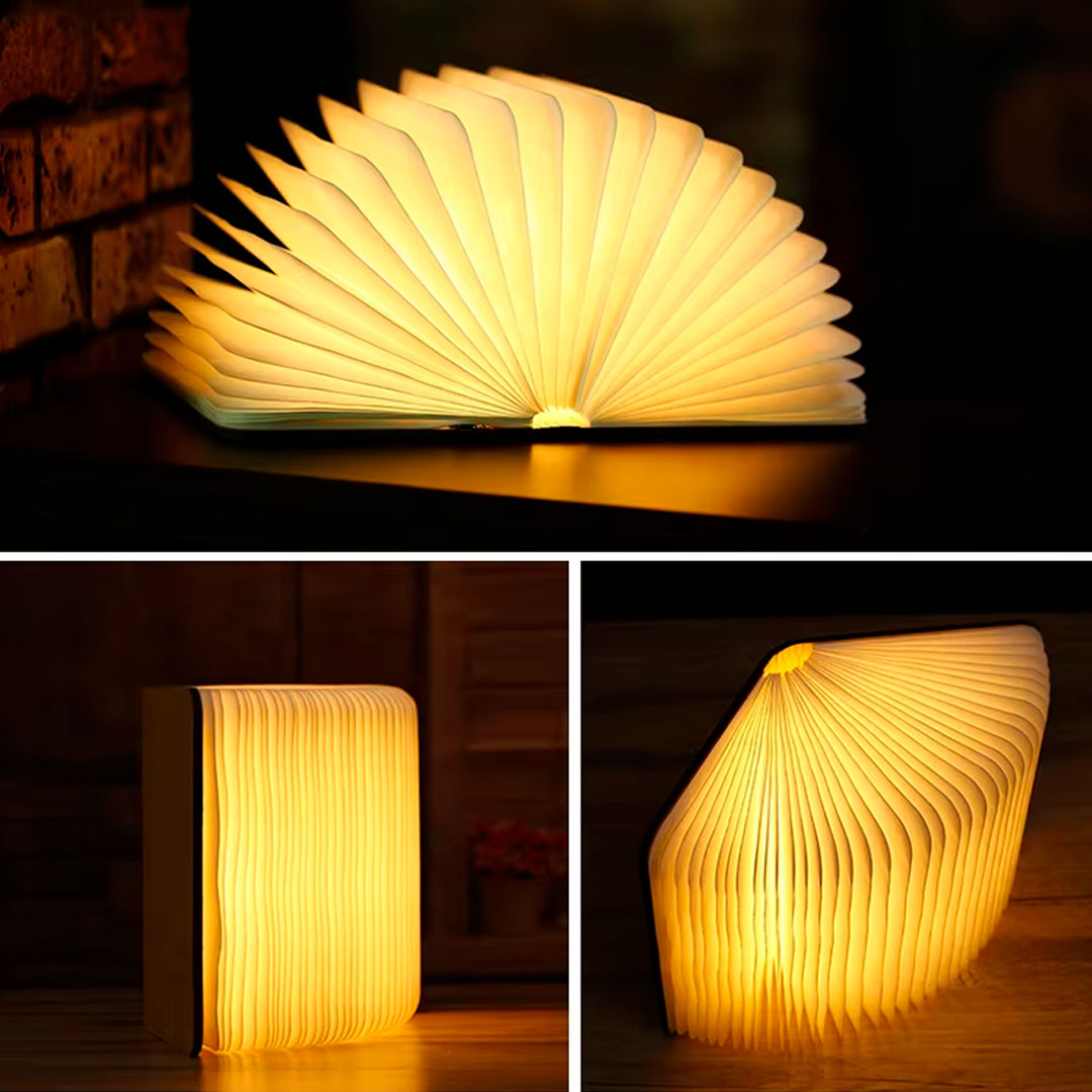 Lámpara Libro 3D LED Luz Nocturna Recargable vista adicional – Mil Ideas