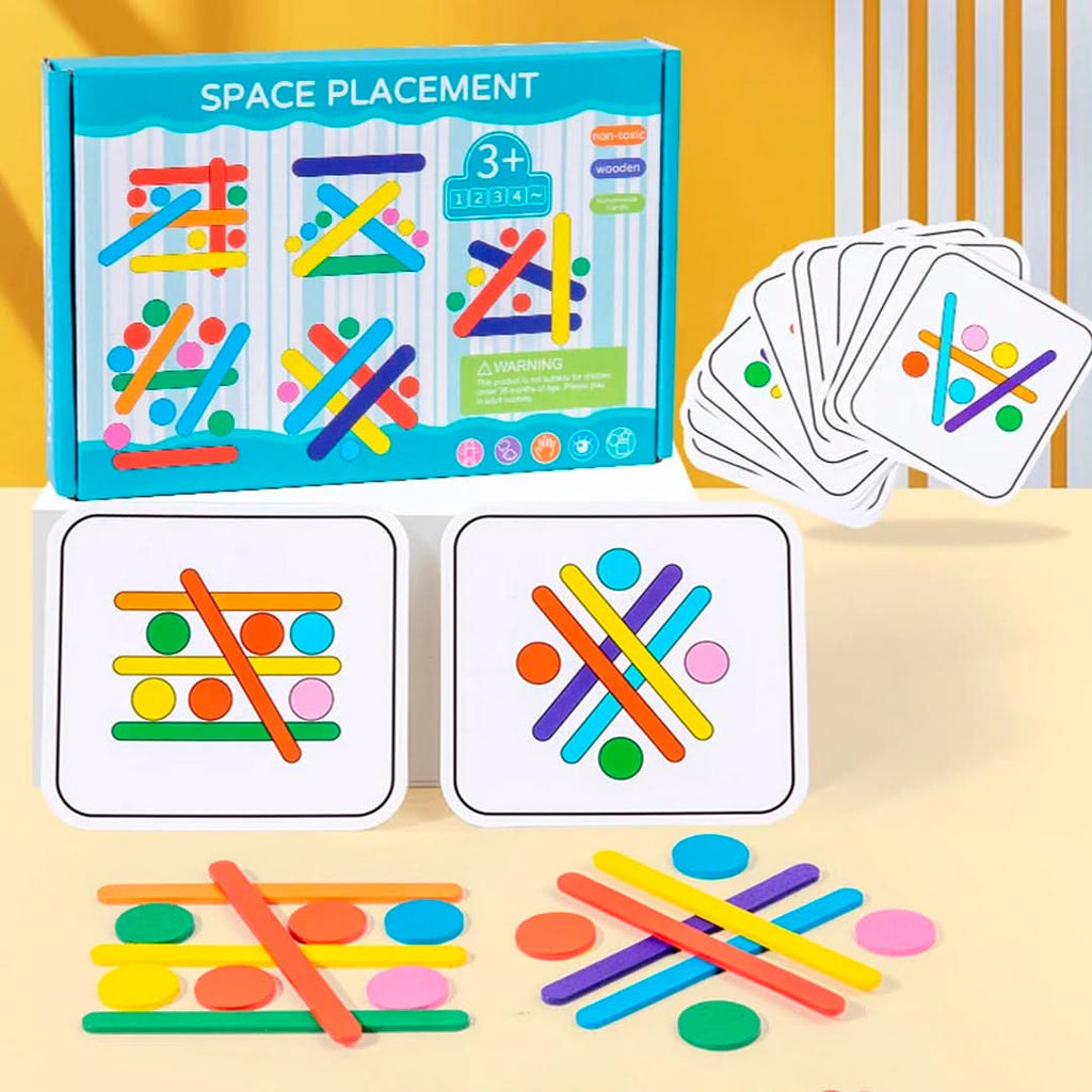 Juego de combinación y lógica con cartas en uso – Mil Ideas