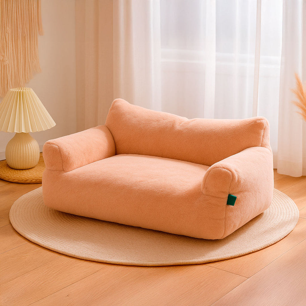 Cama para gato forma de sofá en felpa super suave detalle – Mil Ideas