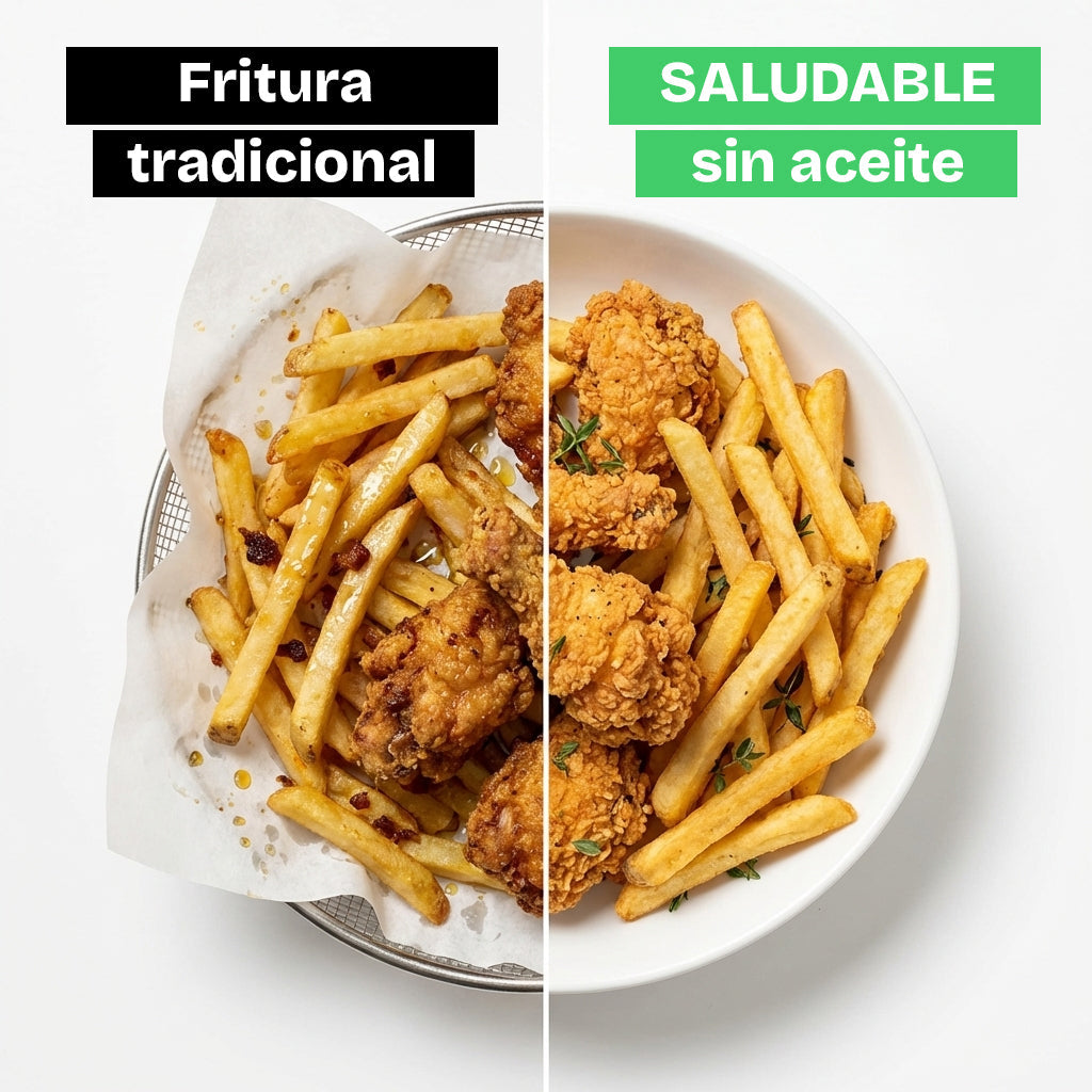 Freidora sin aceite Marvo HAF-031 vista adicional – Mil Ideas