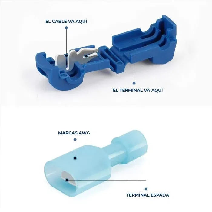 Kit 360 Terminales Conectores de Cableado detalle – Mil Ideas