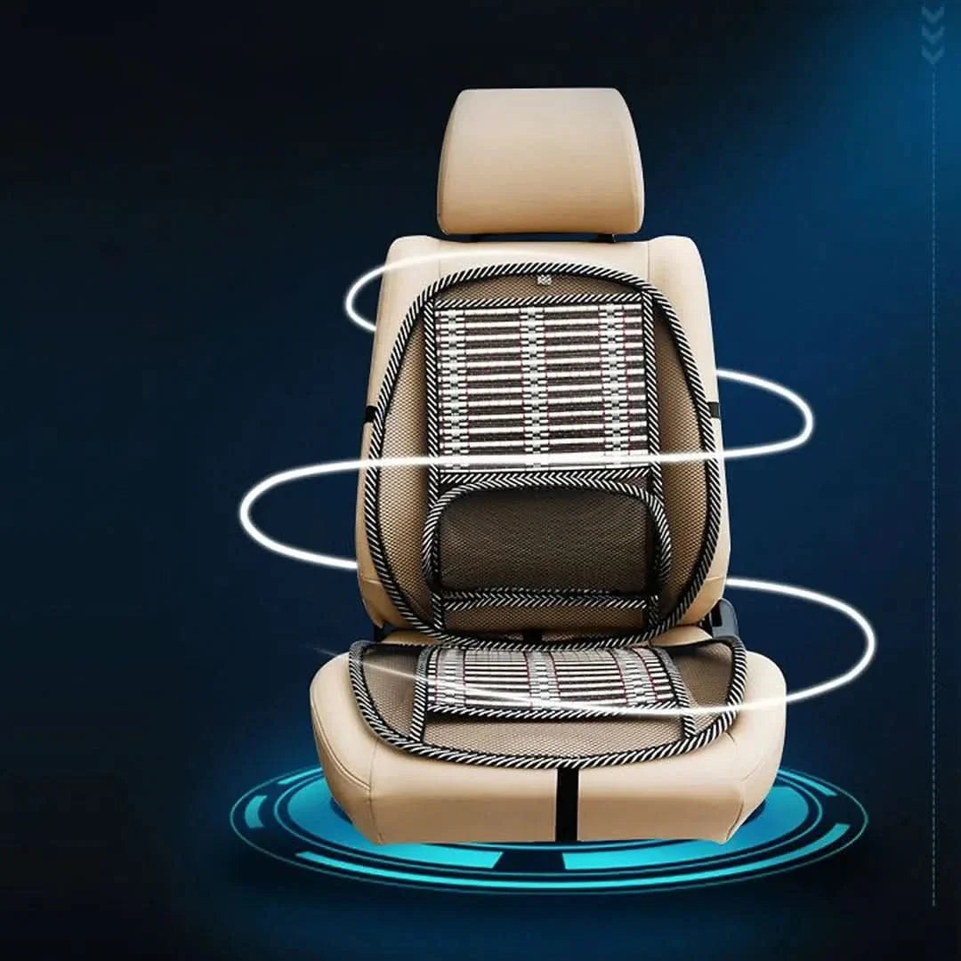 Respaldo ergonómico de bambú para coche vista adicional – Mil Ideas