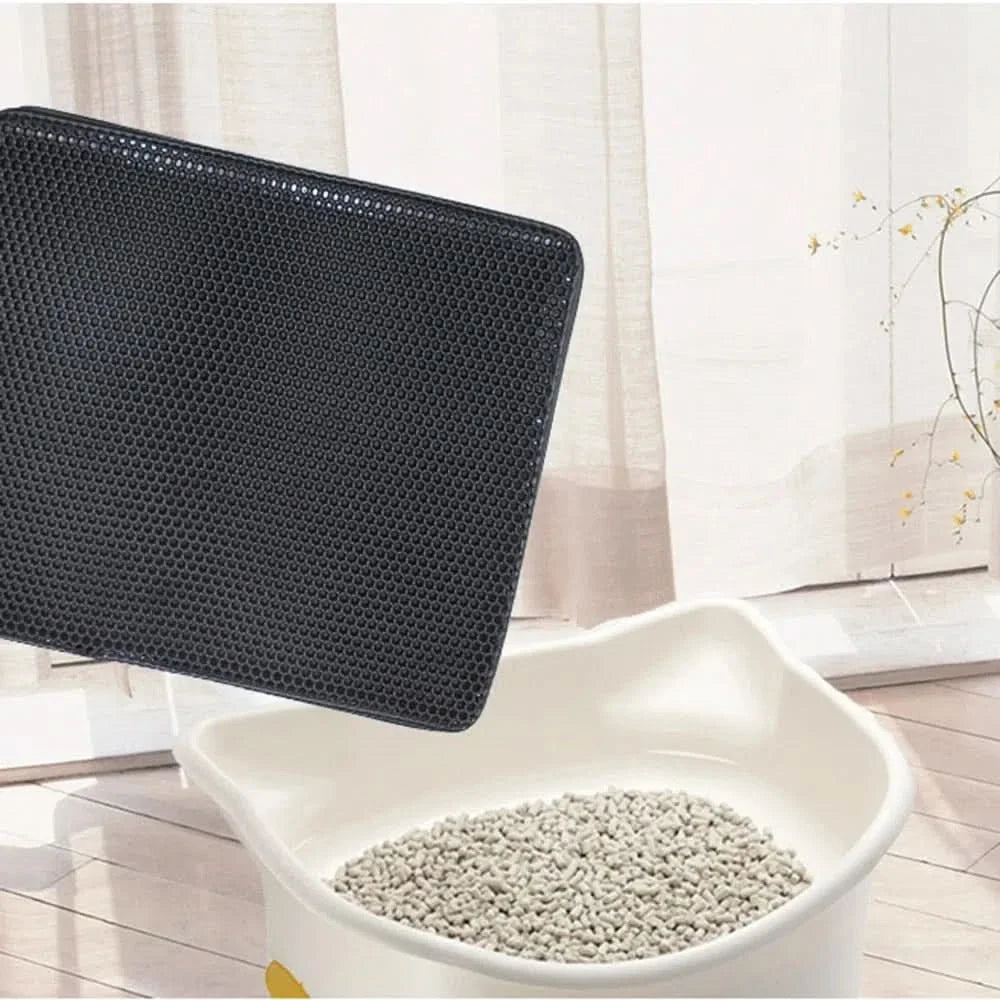 Esterilla recolectora de arena para gatos vista adicional – Mil Ideas