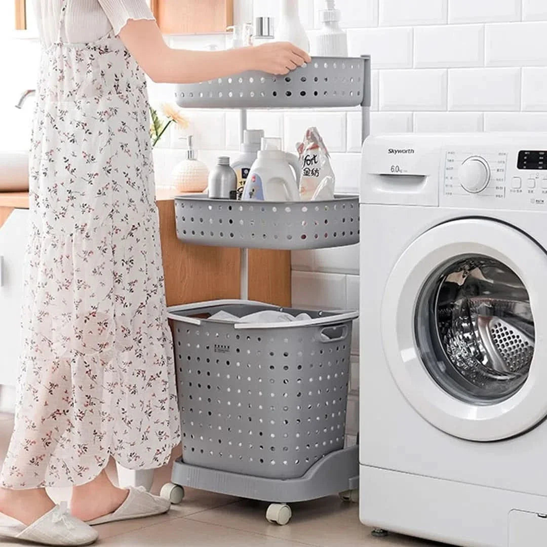 Organizador de Baño Laundry Basket detalle – Mil Ideas