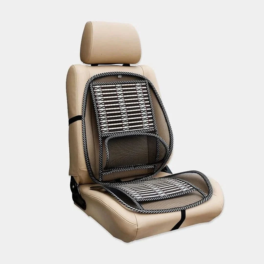 Respaldo ergonómico de bambú para coche – Mil Ideas