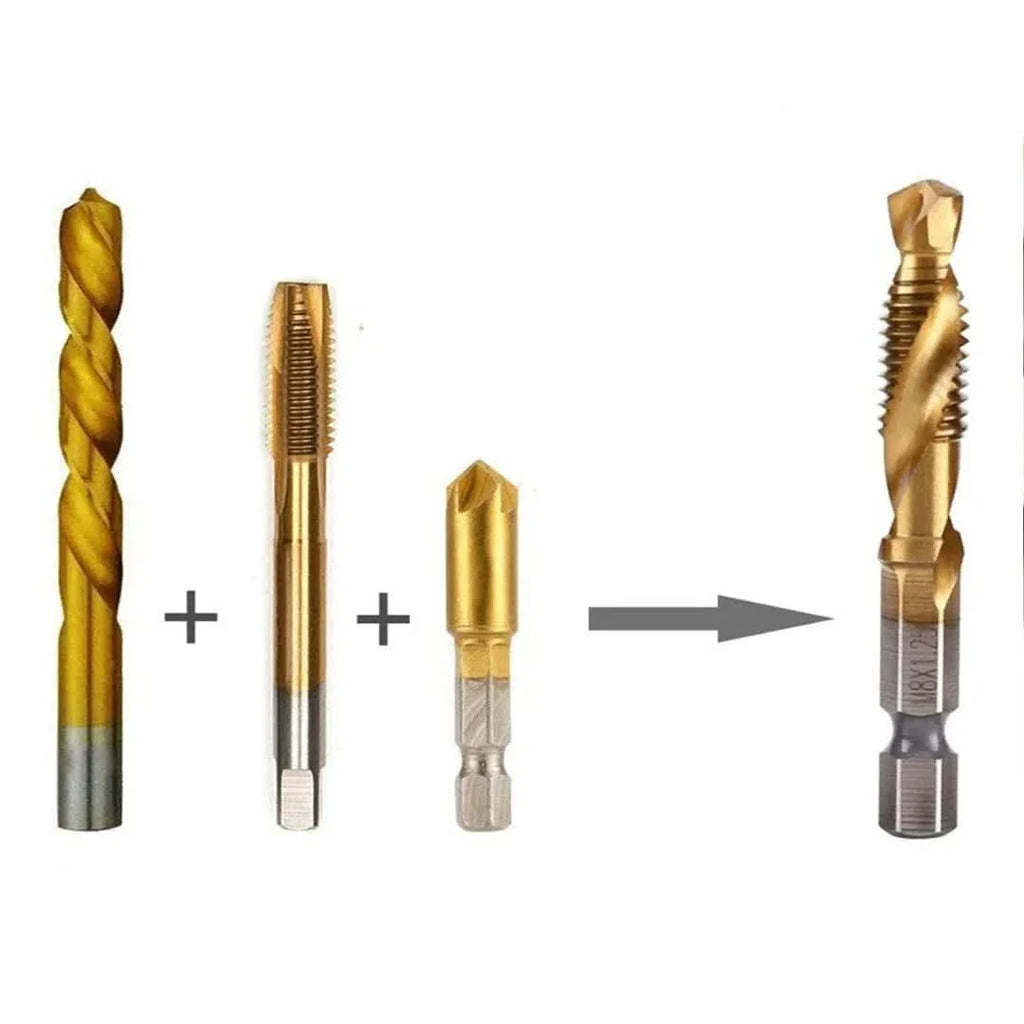 Set de 6 brocas de titanio con estriado vista adicional – Mil Ideas