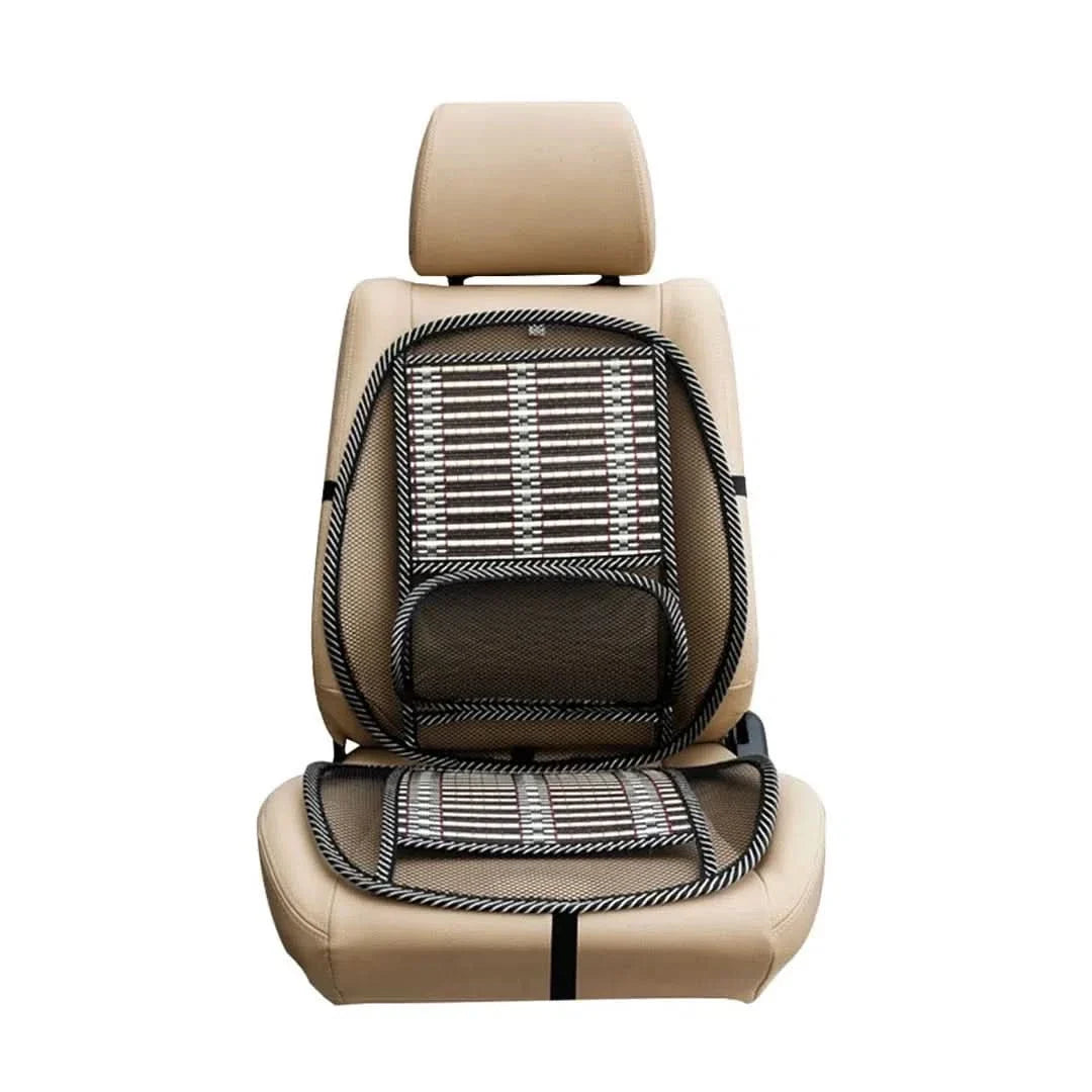 Respaldo ergonómico de bambú para coche vista adicional – Mil Ideas