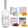 Rallador y cortador de verduras manual de acero con manija – Mil Ideas