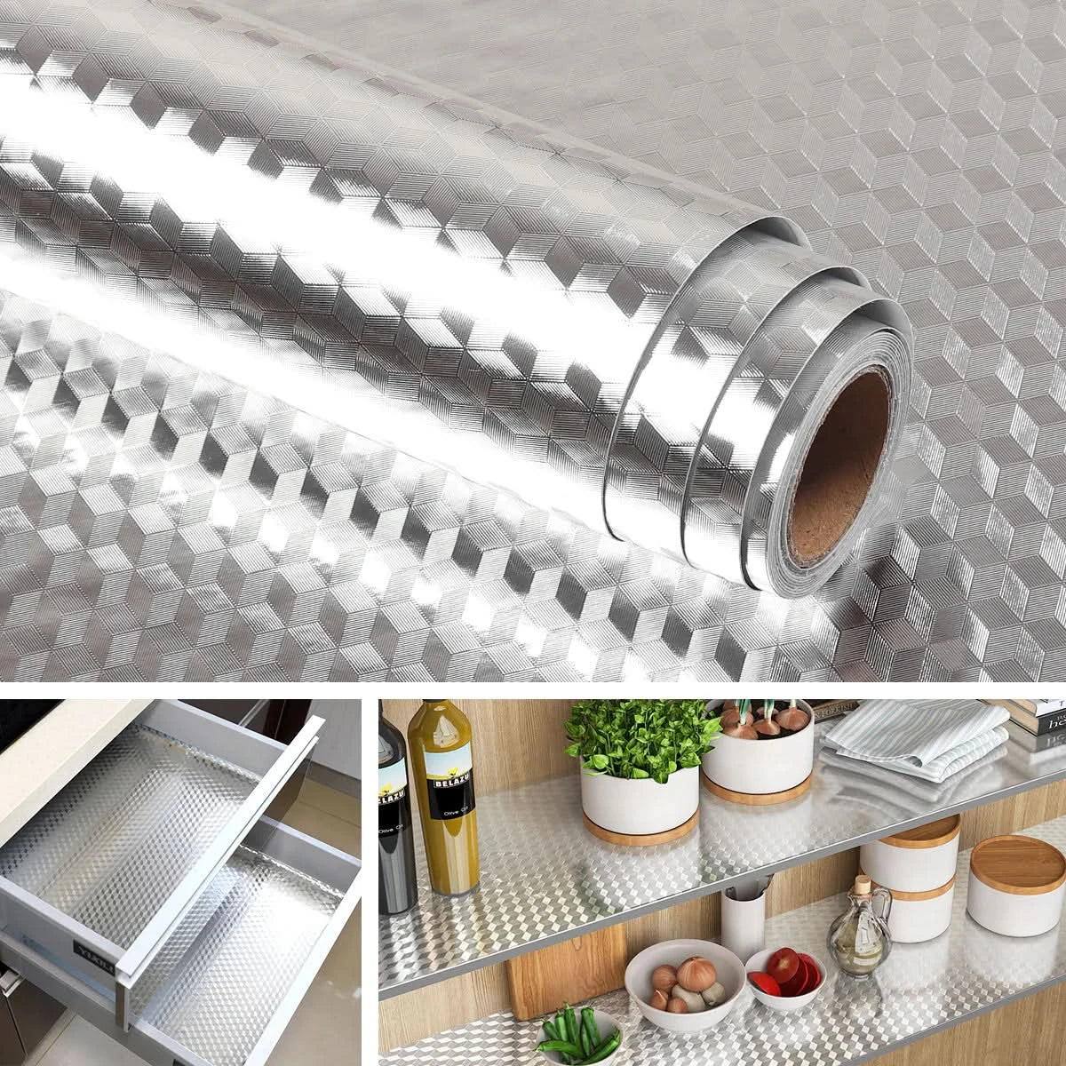 Papel Adhesivo Metalizado Impermeable Mil Ideas 10mts vista adicional – Mil Ideas