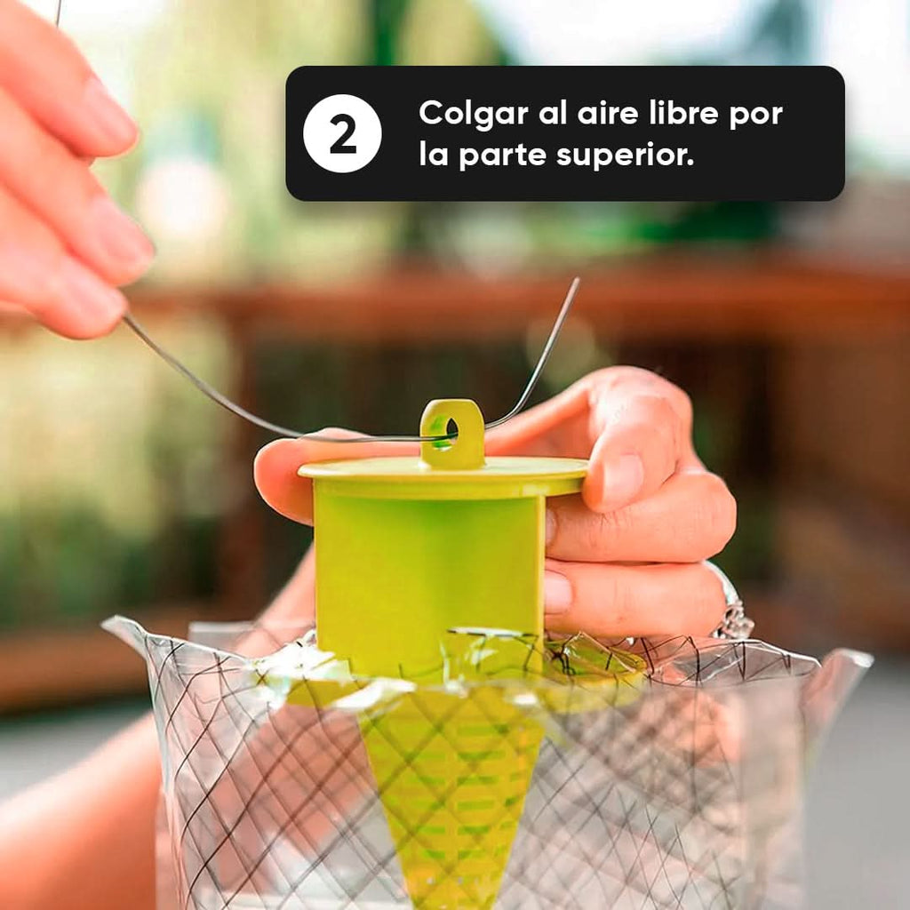 Pack 3 Trampas Fly Trap para Moscas Leisel