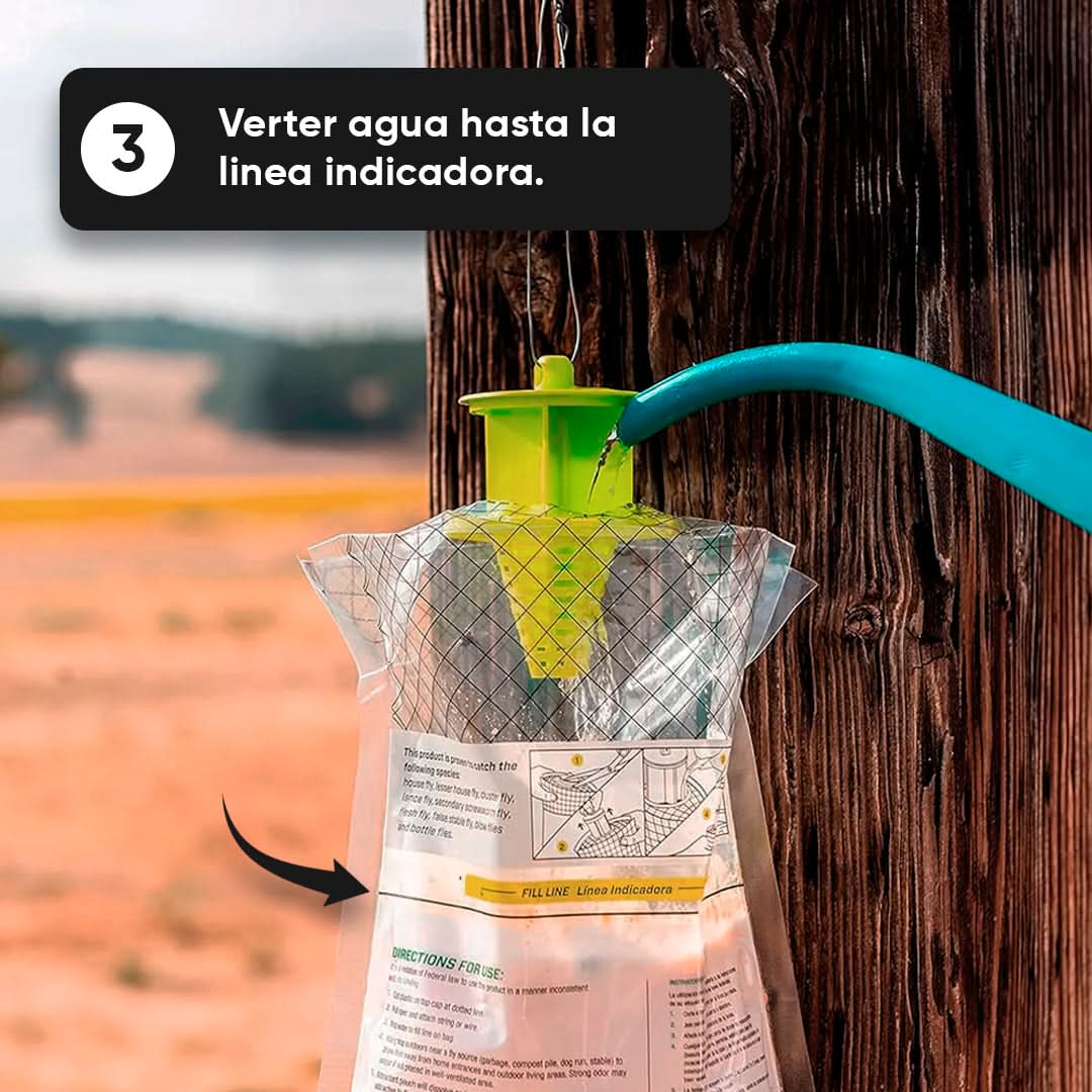 Pack 3 Trampas Fly Trap para Moscas Leisel