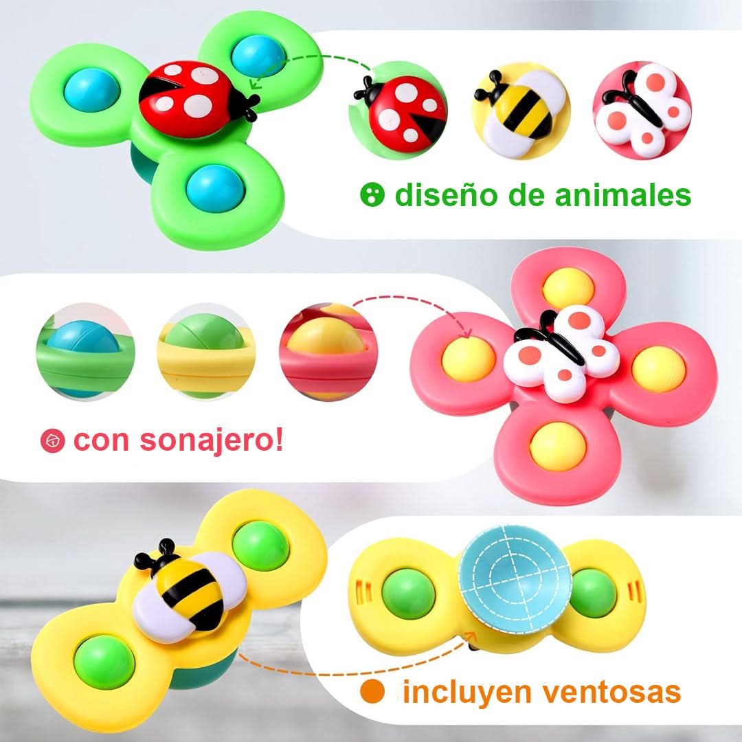 Juguete giratorio con ventosa vista adicional – Mil Ideas