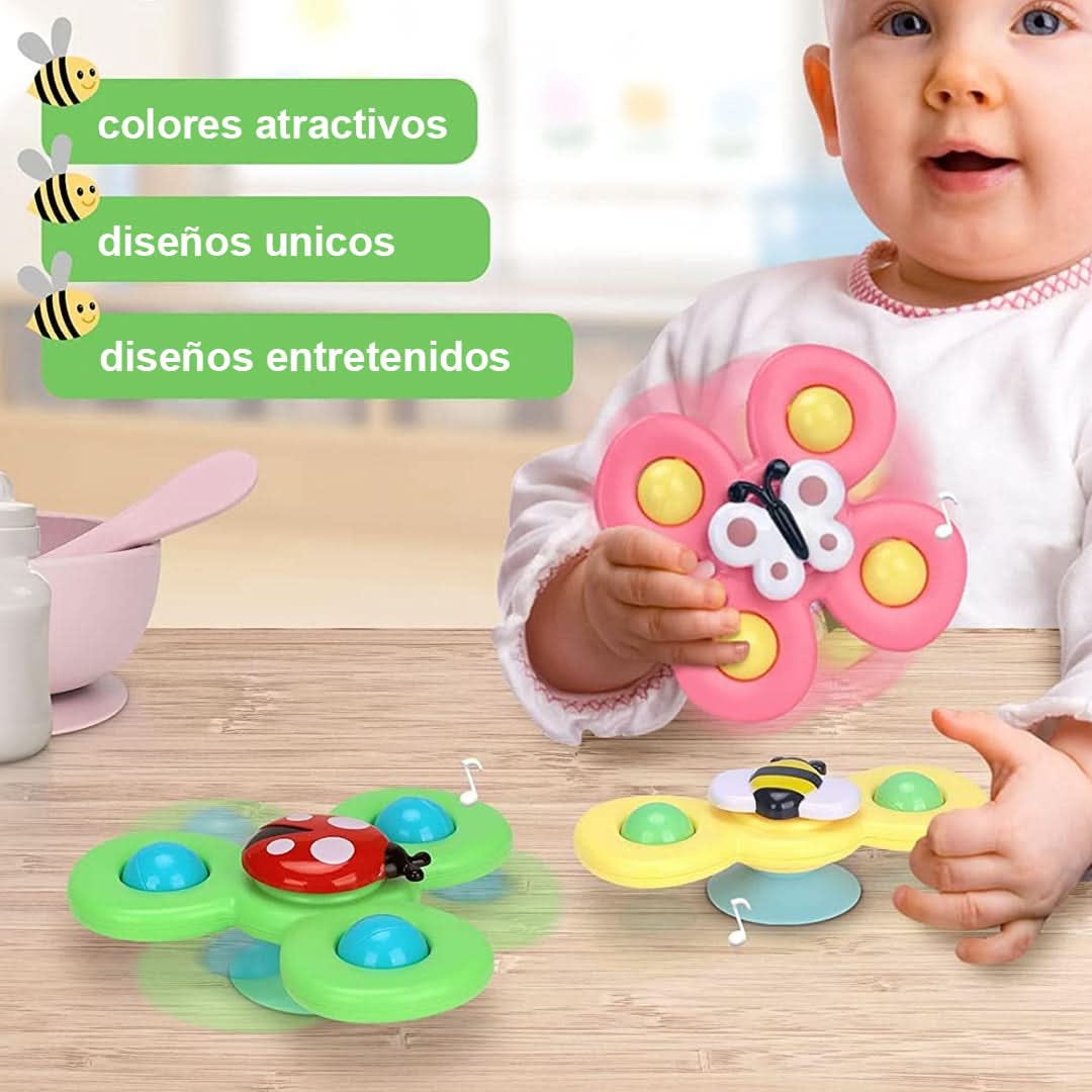 Juguete giratorio con ventosa detalle – Mil Ideas