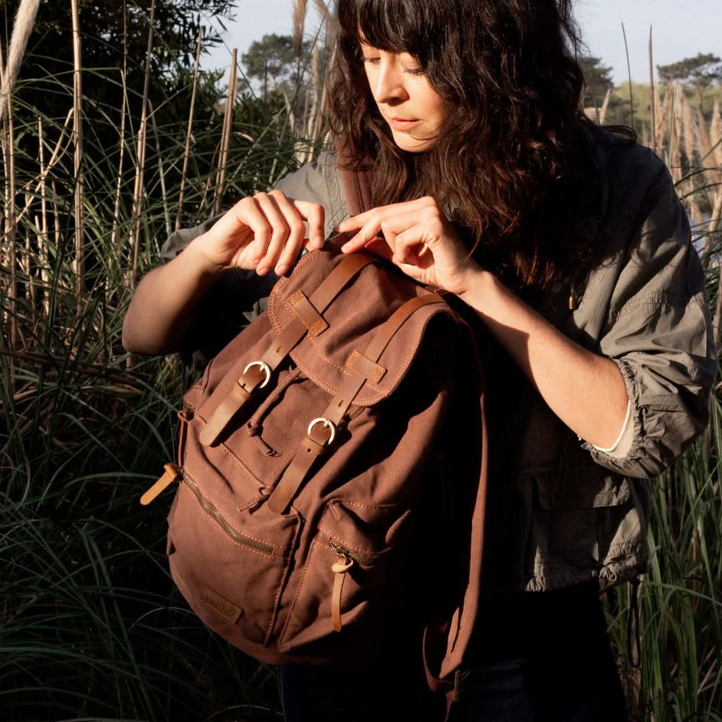 Mochila Kaukko Vintage Casual de Lona Marca Vinitivo