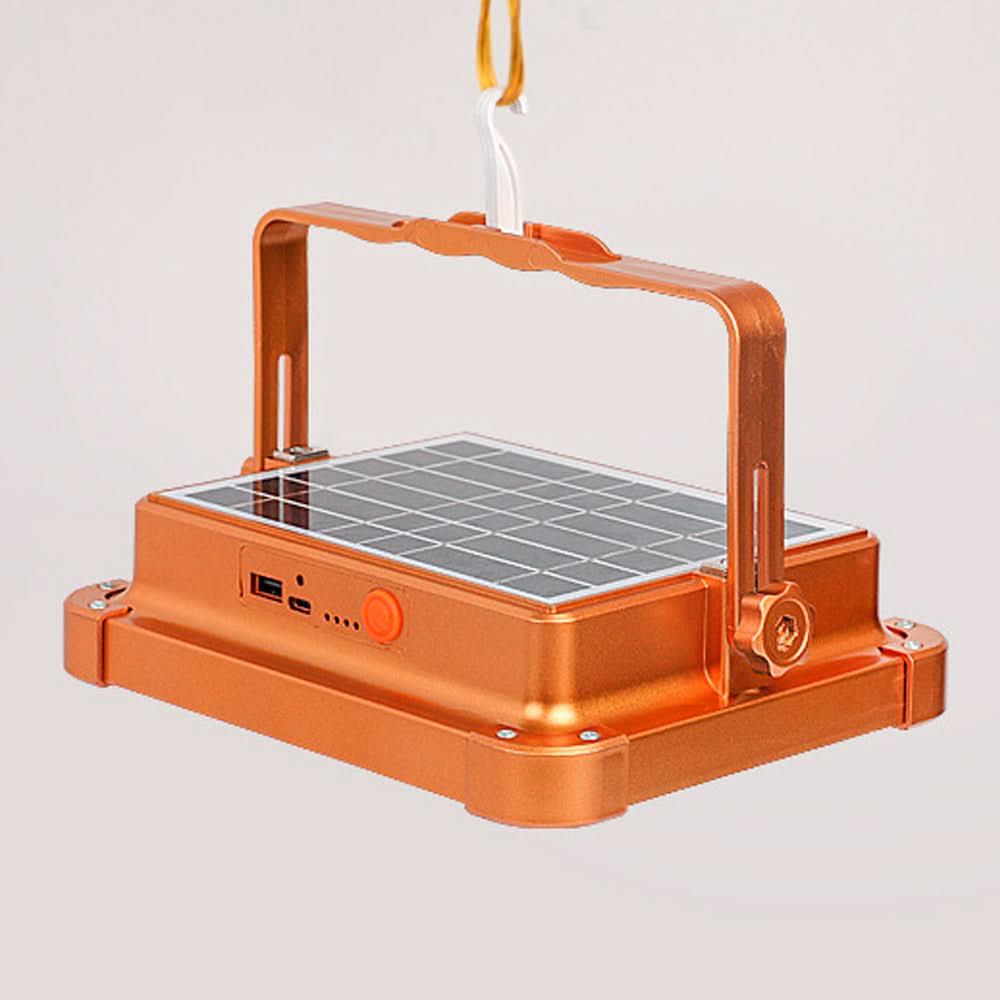 Linterna solar IP66 1250 mAh detalle – Mil Ideas