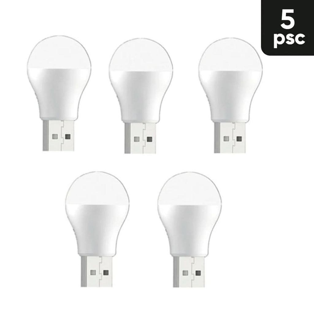 Pack de 5 lámparas LED con conexión USB – Mil Ideas