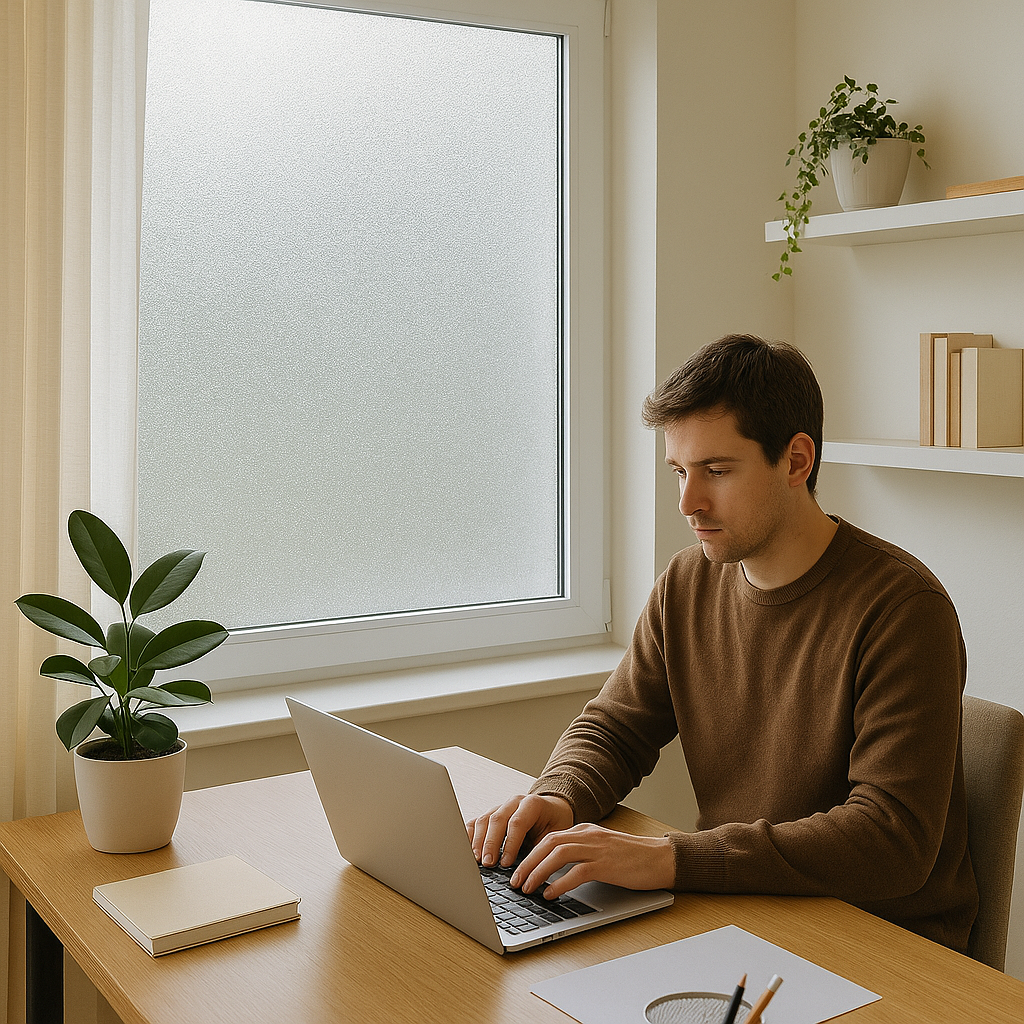 Film privacidad para ventana translucido vista adicional – Mil Ideas