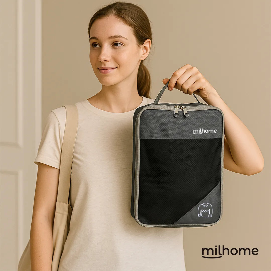 Set de 5 Bolsas Organizadoras para Viaje Mil Ideas