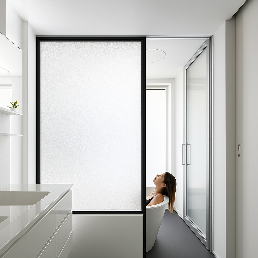 Film adhesivo privacidad ventana detalle – Mil Ideas