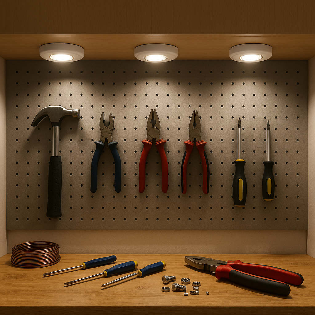 Luz LED Inalámbrica con Control Remoto en uso – Mil Ideas