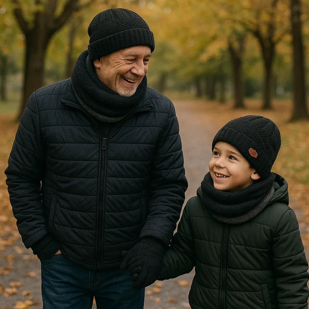 Gorro, guantes y bufanda de lana vista adicional – Mil Ideas
