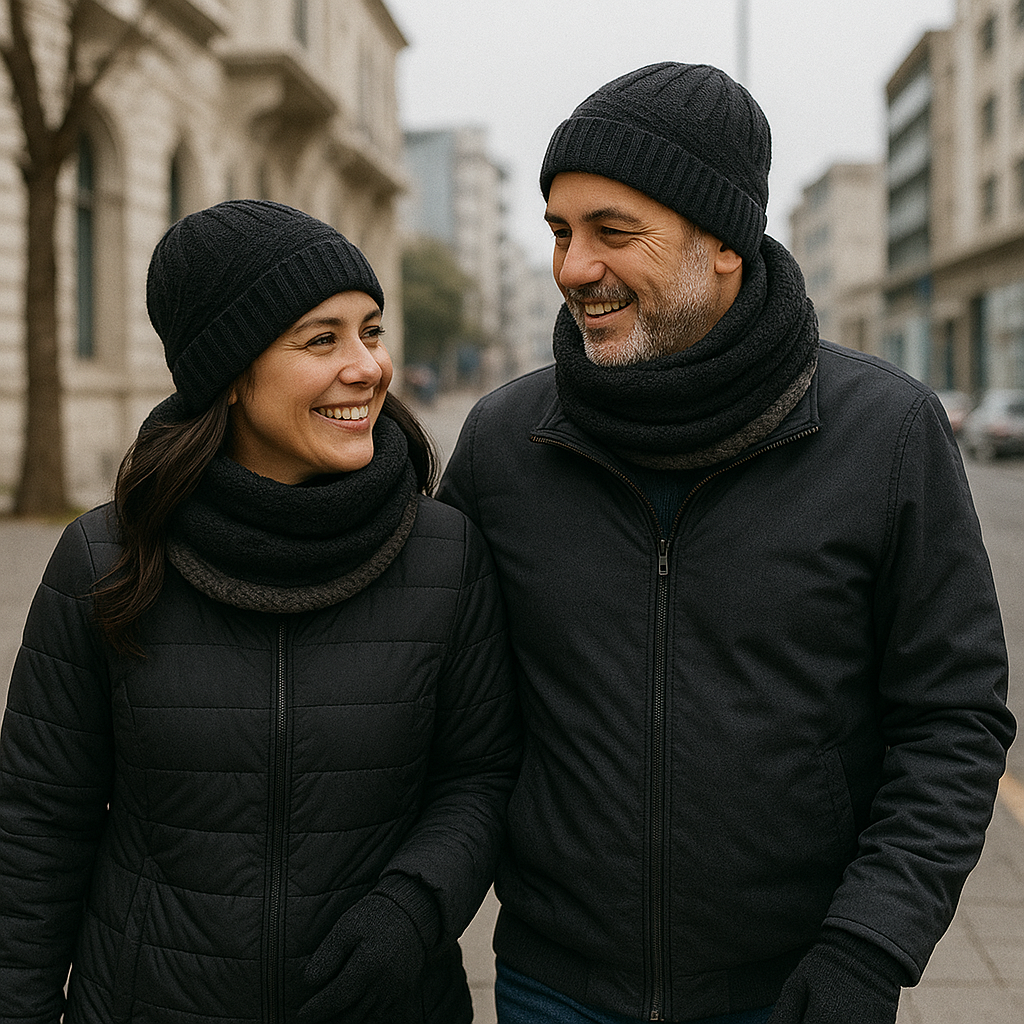 Set de gorro, guantes y bufanda detalle – Mil Ideas