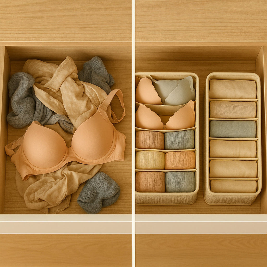 Organizadores ropa interior empaque vista adicional – Mil Ideas