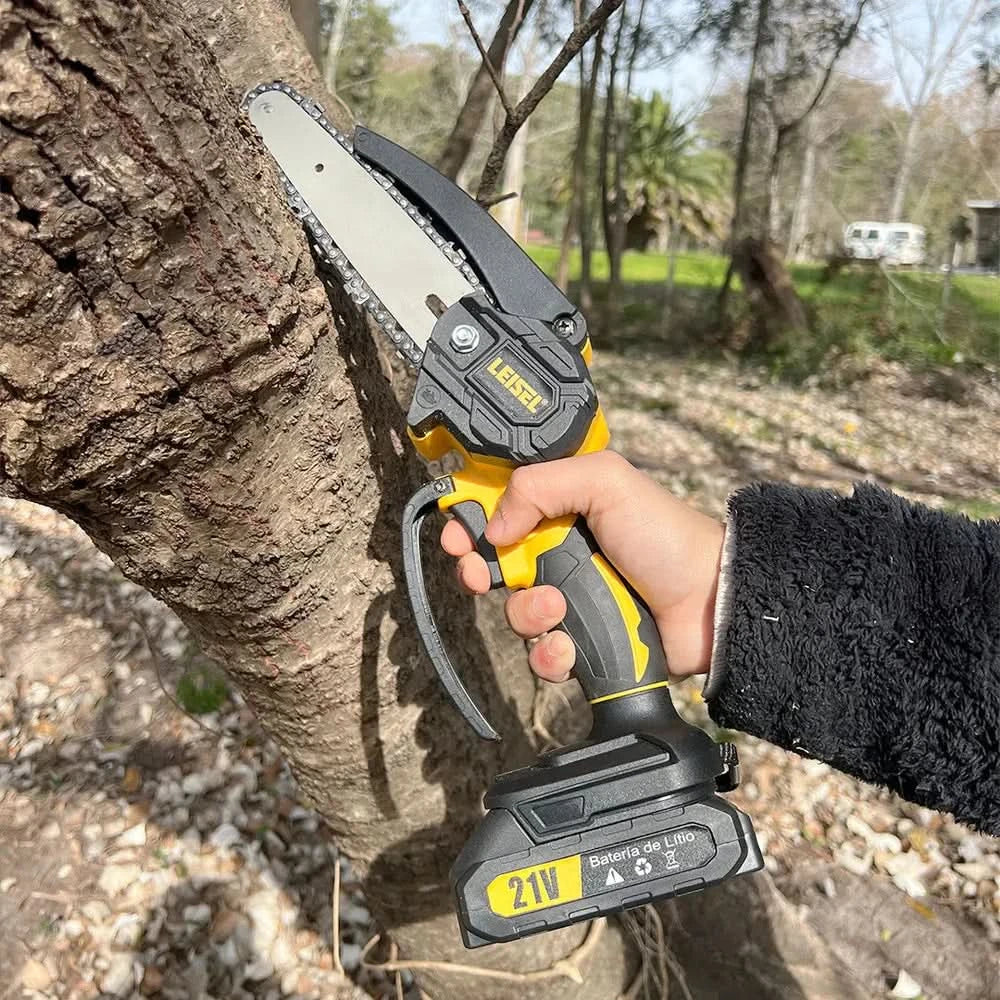 Podadora a Batería + Mini Motosierra Leisel vista adicional – Mil Ideas