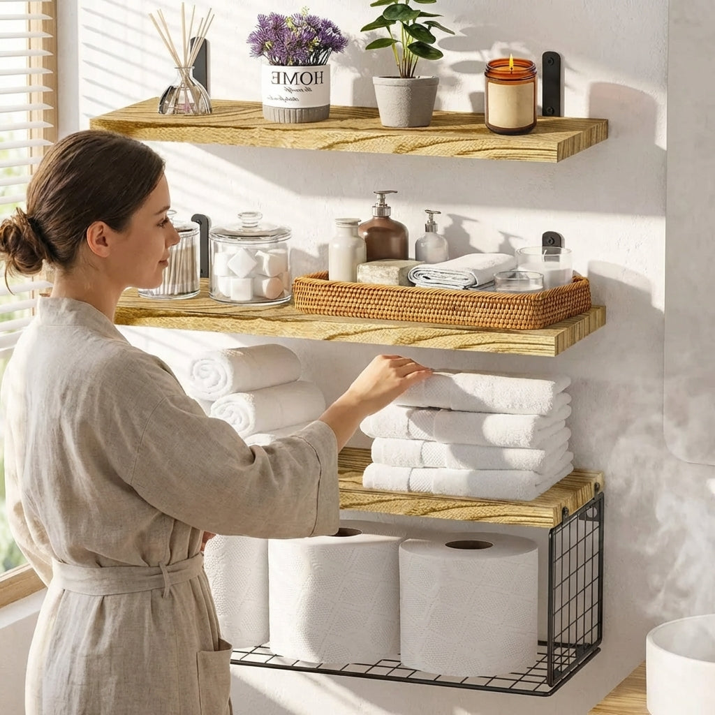 Set de 3 Estantes Decorativos Flotantes vista adicional – Mil Ideas