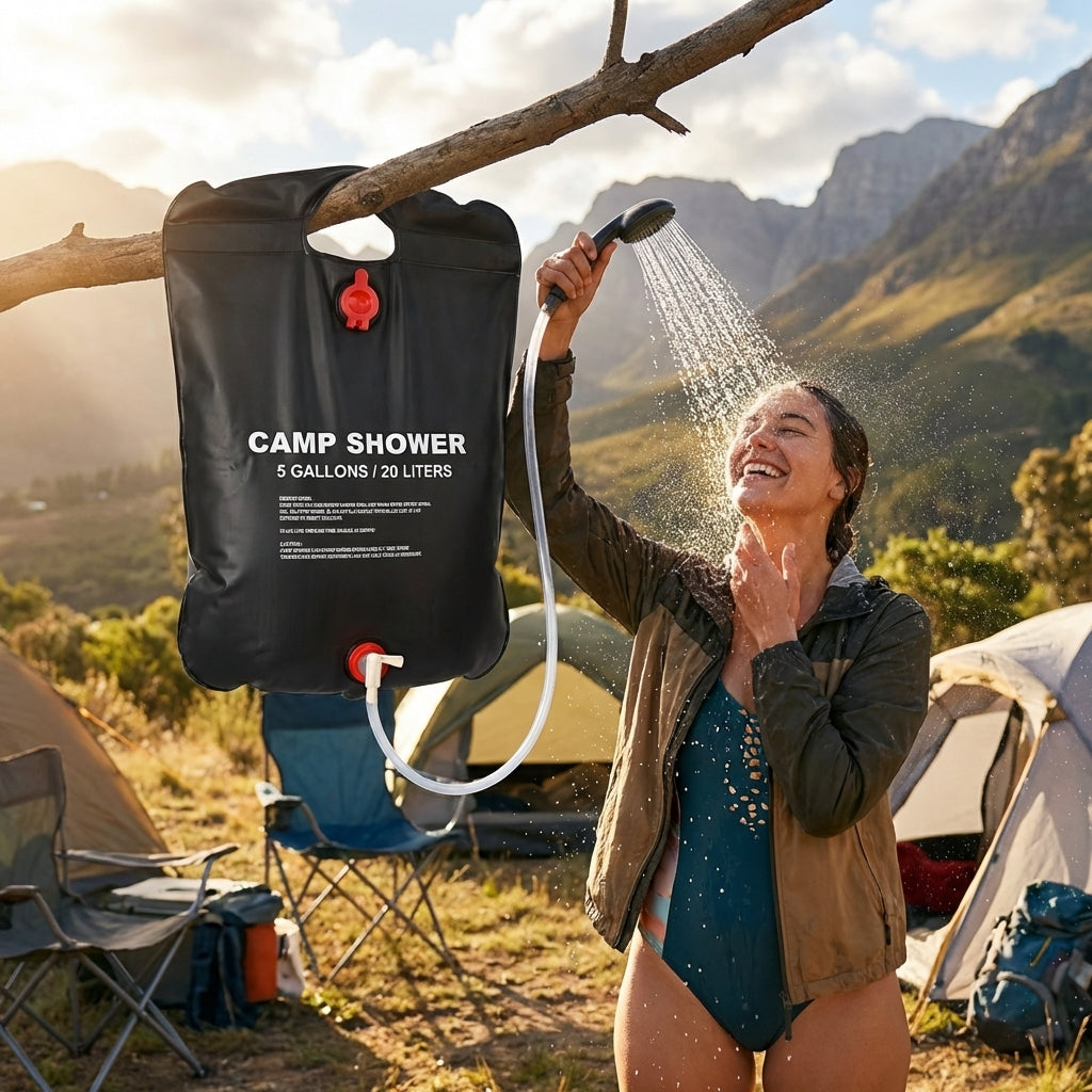 Ducha Solar Camping detalle – Mil Ideas